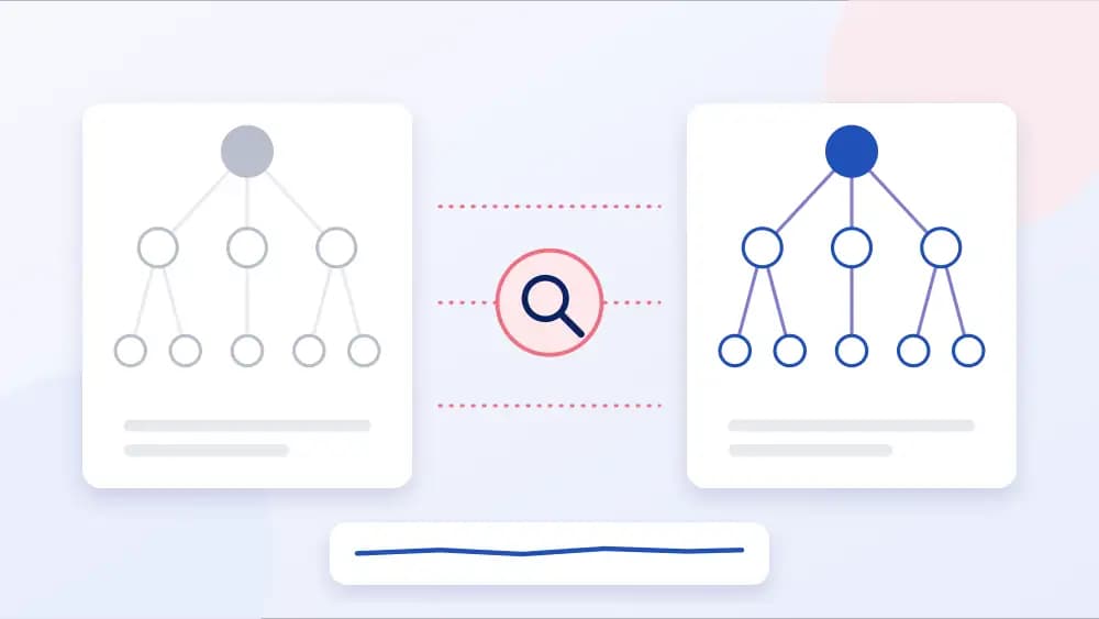 Illustration: comparing the old and the new site structure to keep search rankings stable